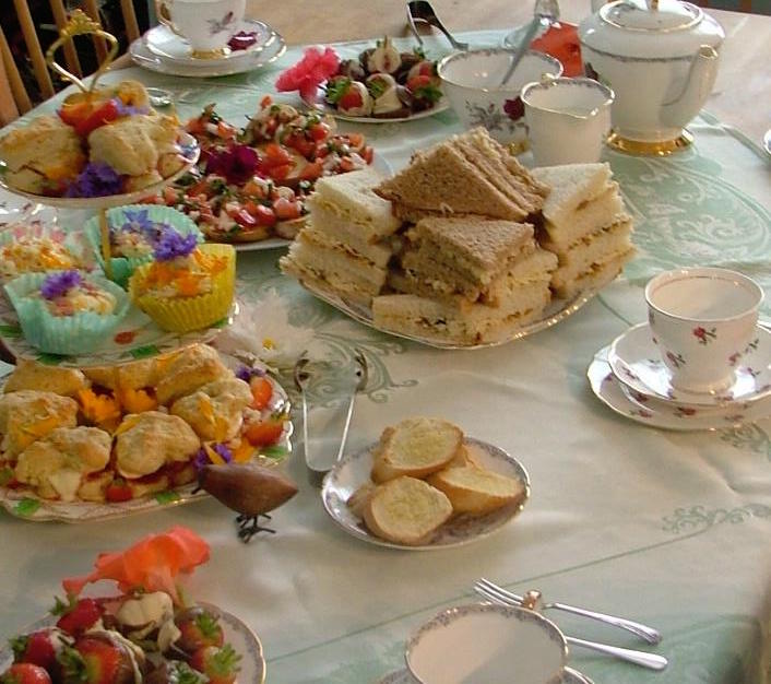 join us for a vintage tea party – natural cookery school