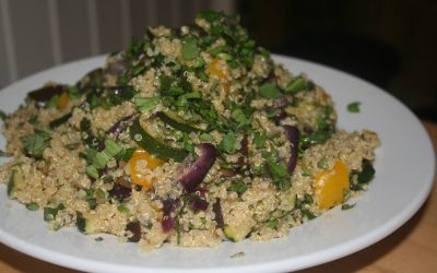 Roasted Summer Vegetables and Quinoa Salad