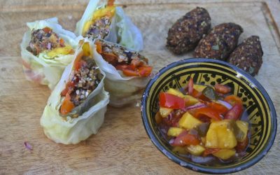 Brazil Nut and Black Bean Falafels