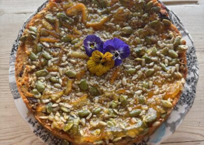 Seedy carrot cake
