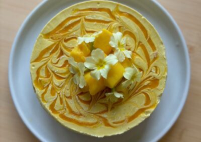 Mango cheesecake